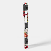 Motten auf weißem Hydrangea Case-Mate iPhone Hülle (Rückseite / Links)