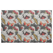 Motten auf weißem Hydrangea Stoff (Fat Quarter (45,7 x 55,9 cm))