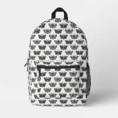 Motten Bedruckter Rucksack (Vorderseite)