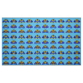 Motten in blau, goldgelb und braun stoff (Fat Quarter (45,7 x 55,9 cm))