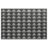 Motten in Schwarz, Weiß und Grau Stoff (Fat Quarter (45,7 x 55,9 cm))