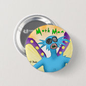 Motten-Mann-Knopf Button (Vorne & Hinten)
