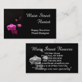 Motten-Orchideen-Rosa-Blumen Visitenkarte (Vorne/Hinten)