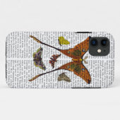 Motten-Platte 2 Case-Mate iPhone Hülle (Rückseite (Horizontal))