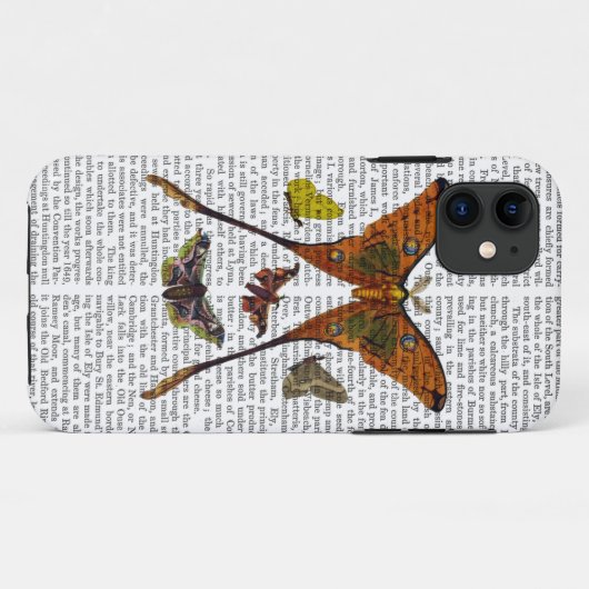 Motten-Platte 2 Case-Mate iPhone Hülle (Rückseite (Horizontal))