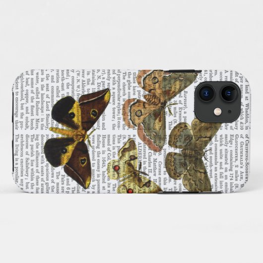 Motten-Platte 4 Case-Mate iPhone Hülle (Rückseite (Horizontal))