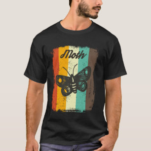 Motten Retro 70er Vintage Insektenliebhaber Kunst T-Shirt