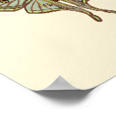 Motten - schöne Insekten illustrierte hübsche Kuns Poster (Ecke)