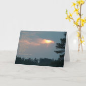 Motten-u. Flammen-Gedicht-Anmerkungs-Karte Karte (Gelbe Blume)