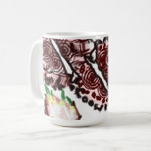 Motten und Herbst Kaffeetasse (Vorderseite Links)