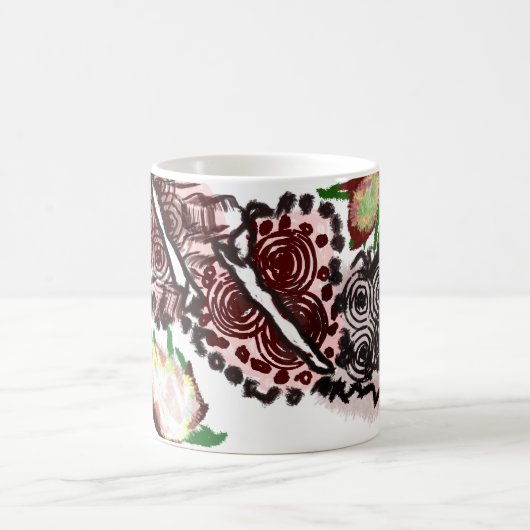 Motten und Herbst Kaffeetasse (Mittel)