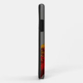 Motten und Rotes Zinnia Case-Mate iPhone Hülle (Hinten/Rechts)