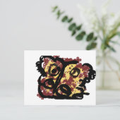 Mottenherbst Postkarte (Stehend Vorderseite)