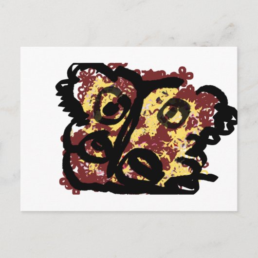 Mottenherbst Postkarte (Vorderseite)
