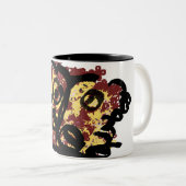 Mottenherbst Zweifarbige Tasse (VorderseiteRechts)