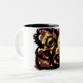 Mottenherbst Zweifarbige Tasse (Vorderseite Links)