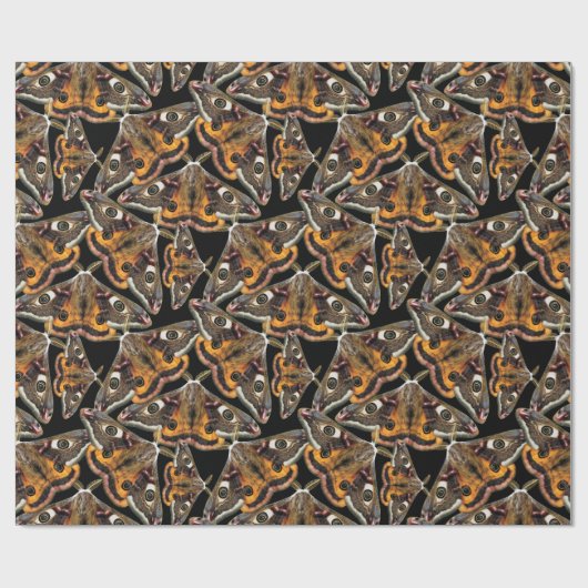 Mottenmuster Geschenkpapier (Flach)