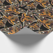 Mottenmuster Geschenkpapier (Ecke)