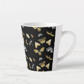 Mottenschmetterlingsmuster Latte-Tasse Milchtasse (Rechts)