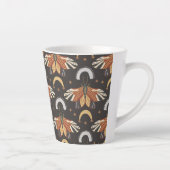 Mottenschmetterlingsmuster Latte-Tasse Milchtasse (Rechts)