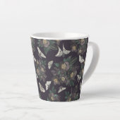Mottenschmetterlingsmuster Latte-Tasse Milchtasse (Rechte Ecke)