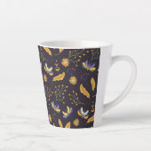 Mottenschmetterlingsmuster Latte-Tasse Milchtasse (Rechts)