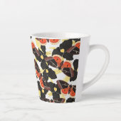 Mottenschmetterlingsmuster Latte-Tasse Milchtasse (Rechts)