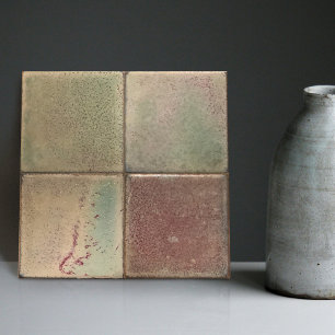 Mottled Marbled Earth Tone Set of 4 Wall Decor Fliese