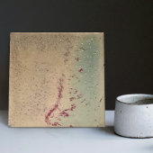 Mottles Marbled Earth Tone Wall Decor Art Nouveau Fliese