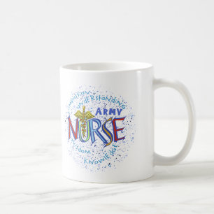 Motto-Armee-Krankenschwester Kaffeetasse