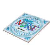 Motto der Blauschwestern Fliese (Seite)