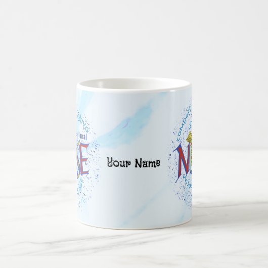 Motto der Krankenschwester Kaffeetasse (Mittel)