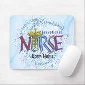 Motto der Krankenschwester Mousepad (Mit Mouse)