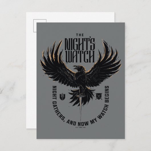 Motto der Nacht Postkarte (Vorne/Hinten)