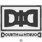 Motto der Verschwörungstheorie: Zweifel Aufkleber (Vorderseite)