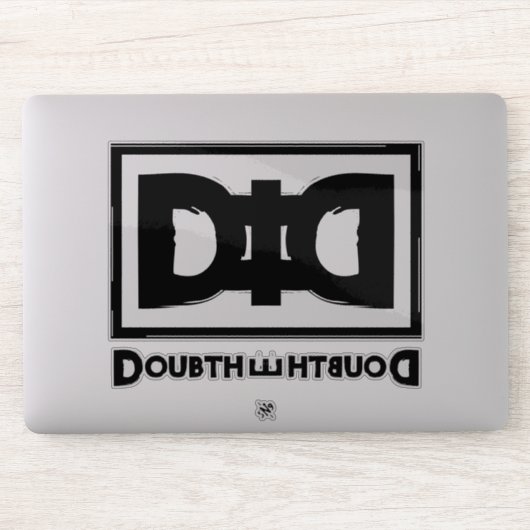 Motto der Verschwörungstheorie: Zweifel Aufkleber (Computer)