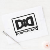 Motto der Verschwörungstheorie: Zweifel Rechteckiger Aufkleber (Umschlag)