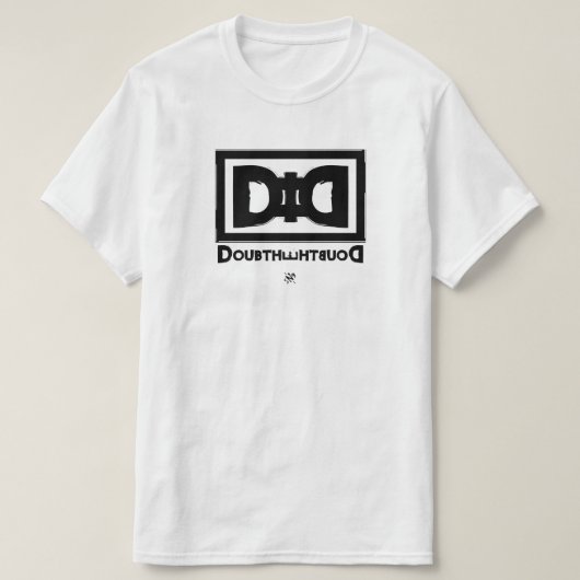 Motto der Verschwörungstheorie: Zweifel T-Shirt (Design vorne)