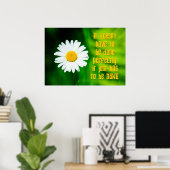 Motto des Aufschiebers: Fertig Poster (Heimbüro)