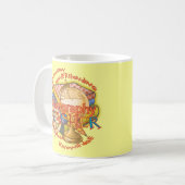 Motto des Geographie-Lehrers Kaffeetasse (Vorderseite Links)