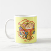 Motto des Geographie-Lehrers Kaffeetasse (Links)