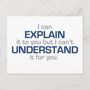 Motto des Ingenieurs - Lehrstuhl für Wissenschaft Postkarte