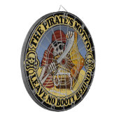 Motto des Piraten Dartscheibe (Vorderseite Links)