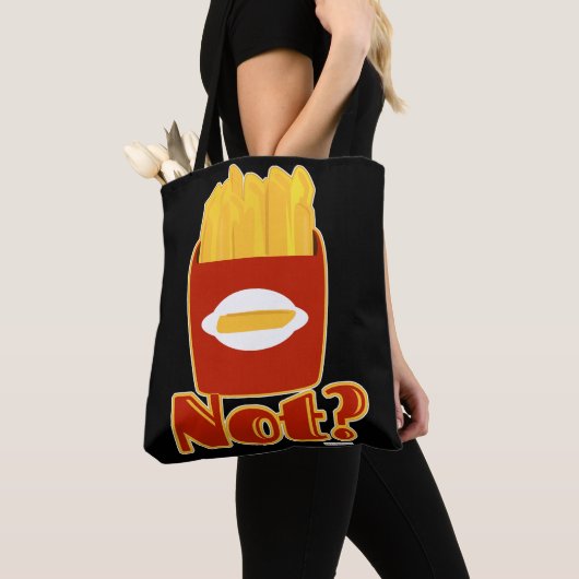 Motto "Fry Not Fun French Fries Spaß" Tasche (Von Nahem)