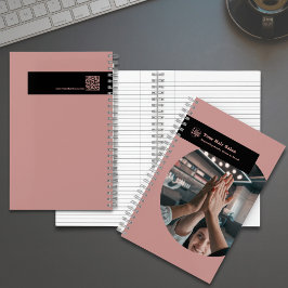 Motto für das coole Team Image Hair Stylist-Logo Notizblock