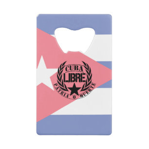 Motto-Lorbeer Kubas Libre Kreditkarten Flaschenöffner