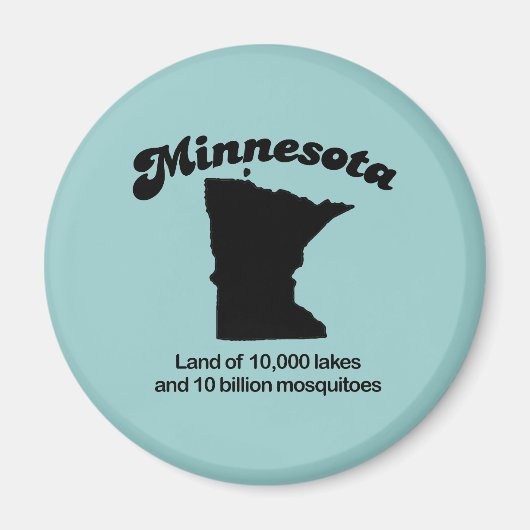 Motto Minnesota - Land mit 10.000 Seen Magnet (Vorne)