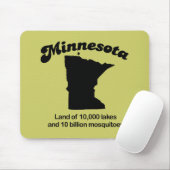 Motto Minnesota - Land mit 10.000 Seen Mousepad (Mit Mouse)