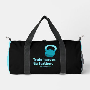 Motto Trainiere Härter Gehe Weiter Electric-Blue S Duffle Bag