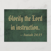 Motto von St. César de Bus (SLE 001) Postkarte (Vorderseite)